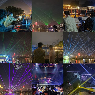 Диапазон температуры 10-35°C Блестящее лазерное шоу с RGB освещением
