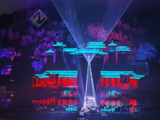 Ночные клубы Лазерное инженерное освещение Алюминиевый сплав Жилой материал с технологиями и дизайном охлаждения вентилятора