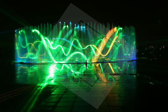 RGB показывают частоту лазерного импульса 1-50 кГц воздушное охлаждение для освещения курортов
