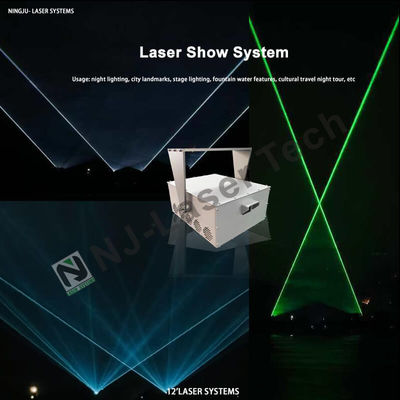 Высокоэффективное RGB блестящее лазерное шоу с лазерным цветом зеленого