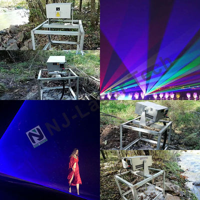 Диапазон температуры 10-35°C Блестящее лазерное шоу с RGB освещением